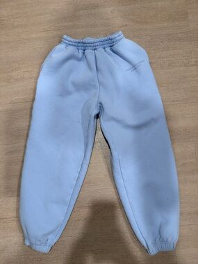 Comfrt Kids Light Blue Cozy Jogger Sweatpants- Pastel Edit